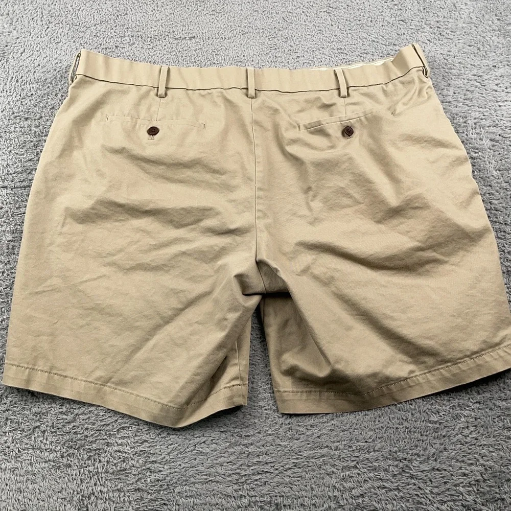 Banana Republic Shorts Mens 40 Khaki Chino Flat Front 9